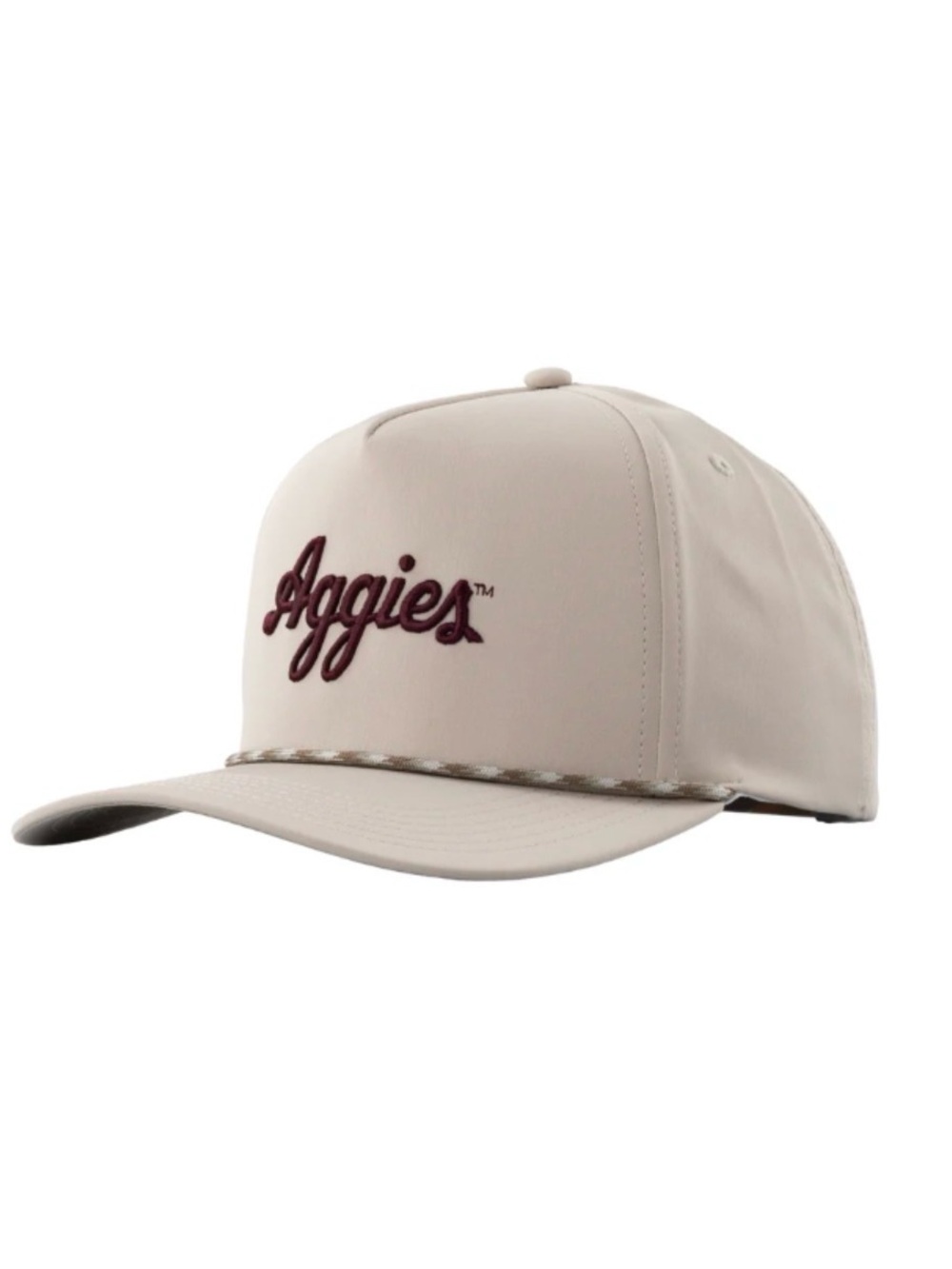 NWT Aggies Embroidered Hat in Beige
